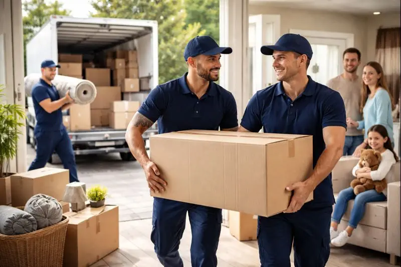 Privater Familienumzug mit professionellen Umzugshelfern durch J+G Dienstleistungen – sicherer und stressfreier Umzug in Villingen-Schwenningen und Umgebung